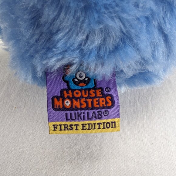 Luki Lab House Monsters Munchy Blue One Eyed Monster Plush Stuffed Animal Toy - Picture 8 of 9